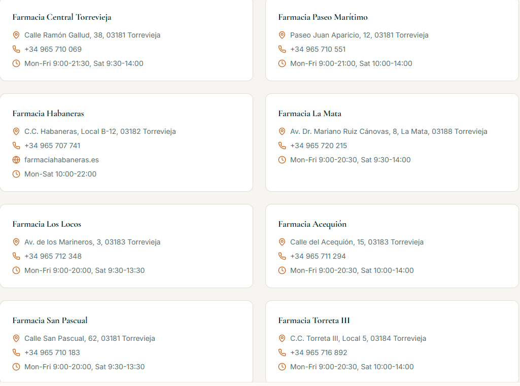farmacia Torrevieja Lilypad Properties