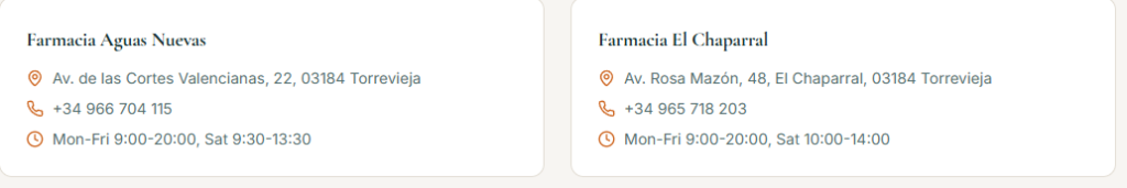 farmacias Torrevieja Lilypad Properties